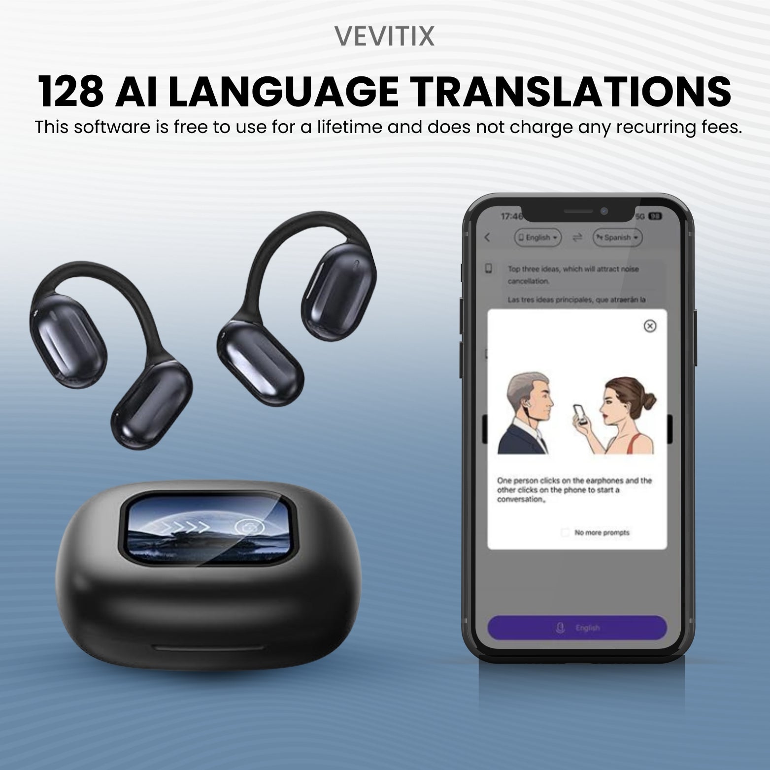 Vevitix - AI Translator Earbuds